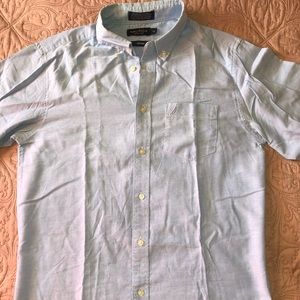 Nautica Light Blue Boys Long Sleeve Button Down
